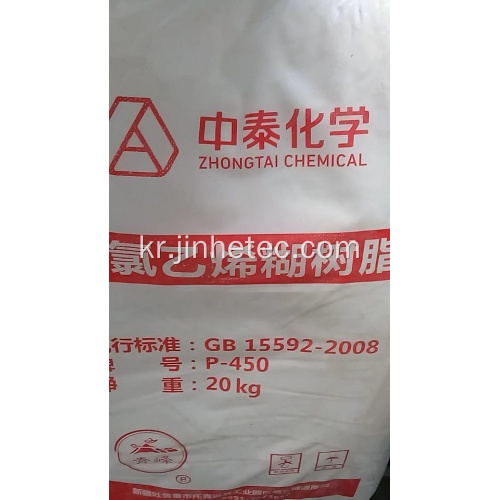 ZHONGTAI CHEMICAL PVC 페이스트 P450